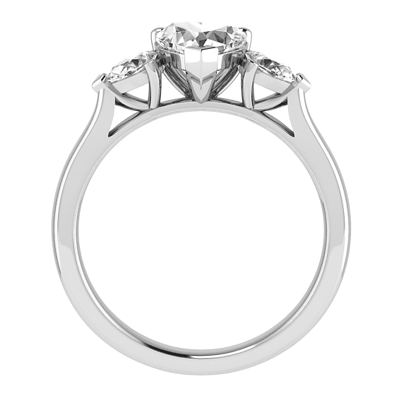 Lyra Trilogy Engagement Ring — front view