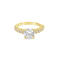 Atlantic Side Stone Engagement Ring, view 3