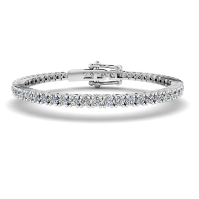 Bespoke diamond tennis bracelet