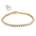 18K Gold Diamond Tennis Bracelet 1.3ct — view 4