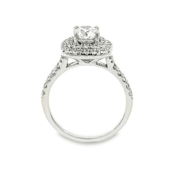 Opulence Double Halo Engagement Ring — main view