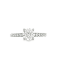 Atlantic Side Stone Engagement Ring, view 5