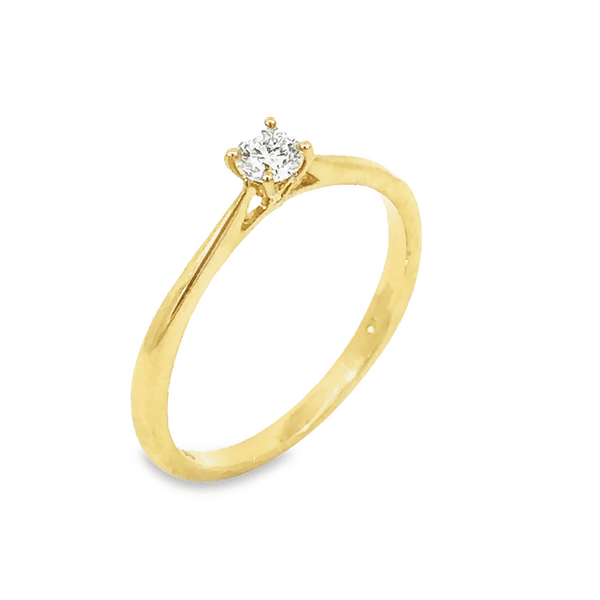 Classic Four-Claw Solitaire Engagement Ring, view 1