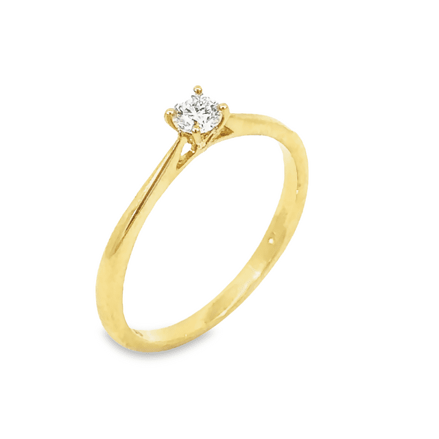 Classic Four-Claw Solitaire Engagement Ring, view 1