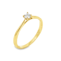 Classic Four-Claw Solitaire Engagement Ring, view 3