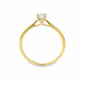Classic Four-Claw Solitaire Engagement Ring, view 5