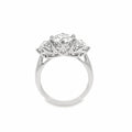 Round Trilogy Engagement Ring 2.9ct, view 2