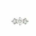Round Trilogy Engagement Ring 2.9ct, view 4