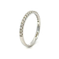 Diamond Half-Eternity Band, 18K Gold, view 1