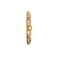 Milgrain Diamond Band 0.08ct, 18K Yellow Gold, view 3