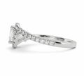 Equilibrium Halo Engagement Ring — side view