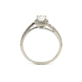 Equilibrium Halo Engagement Ring — front view