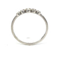 Five-Stone Diamond Band 0.16ct, 18K White Gold, view 2