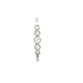 Five-Stone Diamond Band 0.16ct, 18K White Gold, view 3