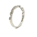 Marquise-Motif Diamond Band 0.15ct, 18K White Gold, view 1