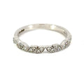 Marquise-Motif Diamond Band 0.15ct, 18K White Gold, view 2