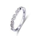 Marquise-Motif Diamond Band 0.15ct, 18K White Gold, view 4