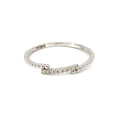 Fine Diamond Band 0.05ct, 18K White Gold, view 3