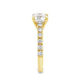 Atlantic Side Stone Engagement Ring, view 2