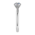 Classic Four-Claw Solitaire Engagement Ring, view 4