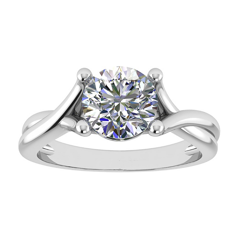 Bespoke diamond engagement ring
