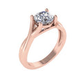 Aroma Solitaire Engagement Ring — top view