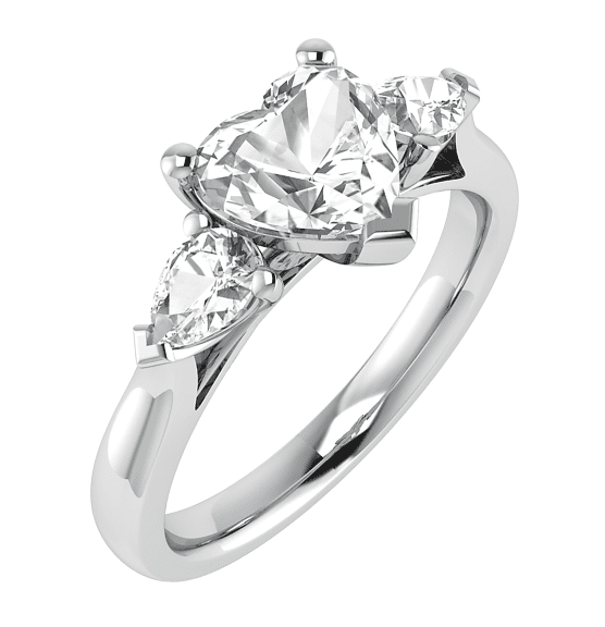 Lyra Trilogy Engagement Ring — main view