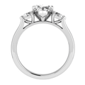 Lyra Trilogy Engagement Ring — front view