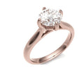 Marina Solitaire Engagement Ring in rose gold