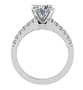 Hope Shoulder Set Engagement Ring — front view
