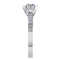 Hope Shoulder Set Engagement Ring — side view
